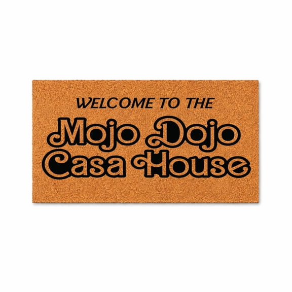 Welcome to The Mojo Dojo Casa House Doormat, Funny Welcome Mat, Front Door Rug, New Home Gift, Closing Gift, Home Decor 1977 (16x24 inches) 1977