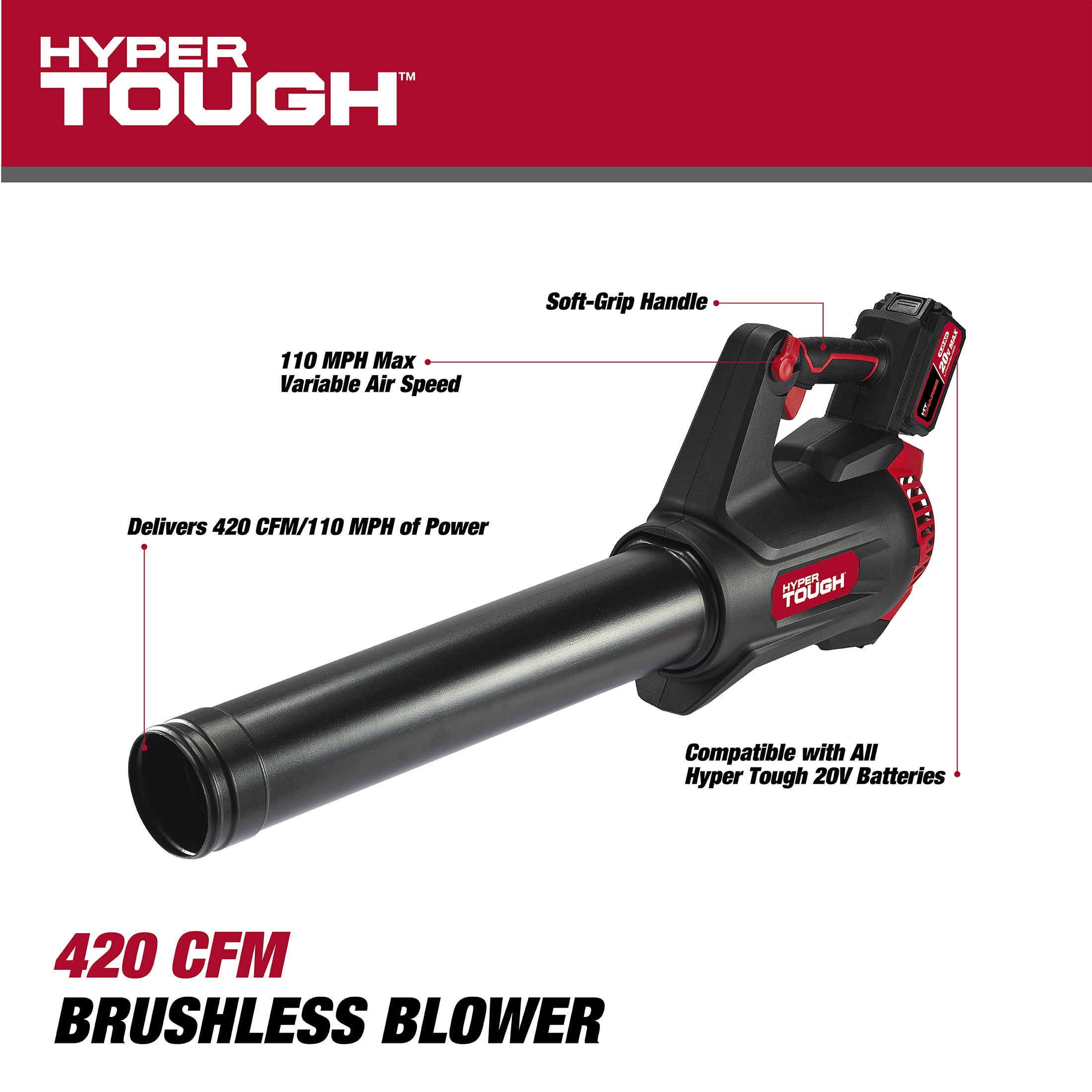 Hyper tough 20v on sale cordless blower