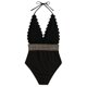 thumbnail image 2 of Gibobby Traje de baño completo mujer Traje de baño de playa de verano para mujer Bikini sólido sexy Traje de baño de moda para mujer(Negro,G), 2 of 5