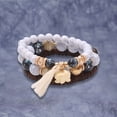 thumbnail image 2 of 3Pcs Tassel Wooden Beads Resin Combination Bracelet Gift Jewelry Accessories, 2 of 7