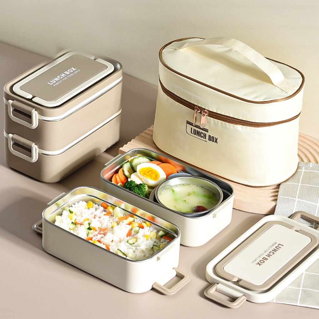 Ruiboury Warm And Convenient Lunch Box Stainless Steel For Office