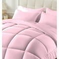 thumbnail image 3 of 3 Piece New Fluffy Pattern Comforter Set, 800 TC, 100% Egyptian Cotton, Full/Queen Size Light Pink Solid, 3 of 6
