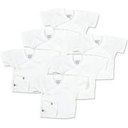 Short Sleeve Snap Tees White 0-