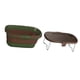 thumbnail image 3 of Cesta de picnic plegable con asas y tapa organizadora, recipiente plegable a prueba de fugas Café verde, 3 of 9
