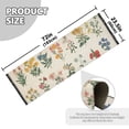 thumbnail image 5 of Yayeee Runner Rug for Bedroom 2'x6' Machine Washable Hallway Non Slip Mat, Red Floral, 5 of 8