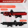 thumbnail image 5 of LR060911 Car Left Rear Bumper Fog Light Parking Warning Reflector Taillights for Sport 2015-2020, 5 of 5