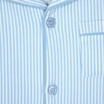 thumbnail image 4 of Sleep On It Boys 2-Piece Milky Jersey Short-Sleeve Button Down Collared Coat Pajama Set - Stripe , 4T, 4 of 4