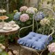 thumbnail image 4 of Square Chair Cushions for Dining Chairs Farmhouse Rustic Ruffled Chair Pads Soft Comfortable Seat Cushions for Kitchen Chairs Home Decor (15.75 in), 4 of 6