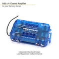 thumbnail image 3 of Scosche SLC4 Line Output Converter/OEM Premium Amp Adapter High/Low RCA Converter Car Audio 1pk Blue, 3 of 8