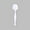 White Spoons, variant on Impresserve 8.5" Disposable Plastic Clear Serving Tongs - 12 Count