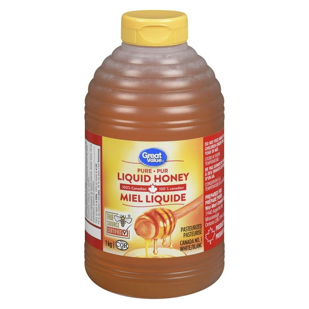 Sans Nom Miel liquide pur 100 % canadien - 375 g
