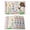 Off-white, variant on Easter Placemats Set of 6, Rabbit Colorful Eggs Flowers Plants Wooden Grain Placemats for Dining Table, Place Mats for Kitchen Tabletop, Waterproof Wipeable Dining Table Mats Set
