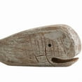 thumbnail image 3 of Wooden Whale Sculpture Nautical Decoration Housewarming Gift Desk Statue Entrance Office Animal, 3 of 6