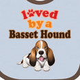 thumbnail image 4 of Inktastic Basset Hound Dog Lover Boys or Girls Baby Bib, 4 of 4