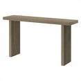 thumbnail image 4 of Evelyn&Zoe Modern/Contemporary 55" Wide Antiqued Gray Oak Console Table, 4 of 5