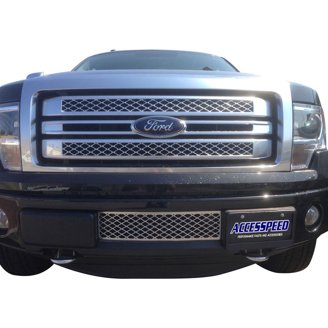 Black Lower Bumper Billet Grill Insert For 2015-2019 Chevy 2500HD & 3500HD