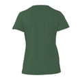 thumbnail image 2 of Playera Fruit Of The Loom para Mujer, Cuello V Manga Corta Verde Talla  CH, 2 of 4