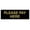 Black Gold, variant on Basic Please Pay Here Sign (White) - Small