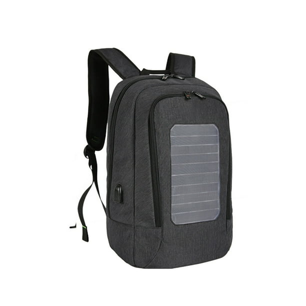 Eigraketly con puerto de carga USB 5V solar Escalada escolar al aire libre deportiva de negocios impermeable carpas Negro