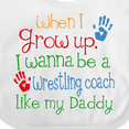 thumbnail image 4 of Inktastic Wrestling Coach Like Daddy Boys or Girls Baby Bib, 4 of 4
