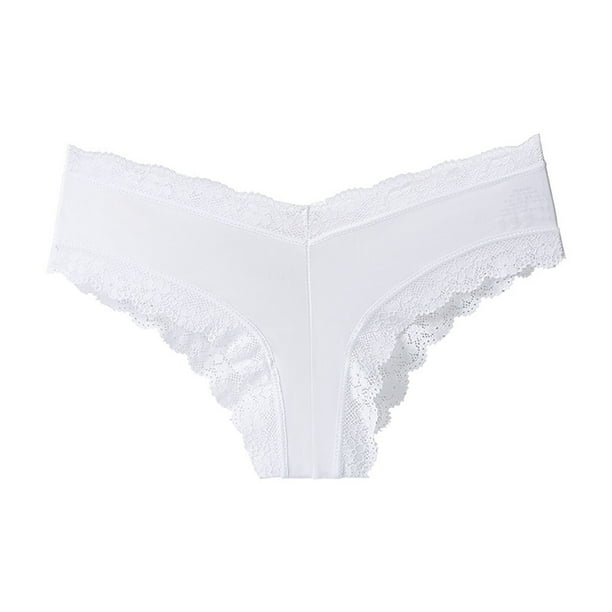 DNDKILG Womens V-back Thongs Underwear Sexy Sheer G String Low Rise ...