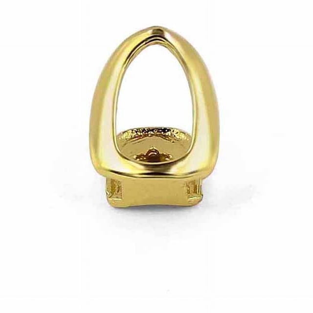 Grillz para dientes de rapero, joyería de hip-hop, con brackets dorados y colmillos huecos individuales
