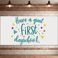 thumbnail image 5 of Great First Day School Backdrop Banner with Colorful Shapes and Dots Party Decorations Photography Props for School Events Classroom Decorations and Memory Photos, 5 of 8