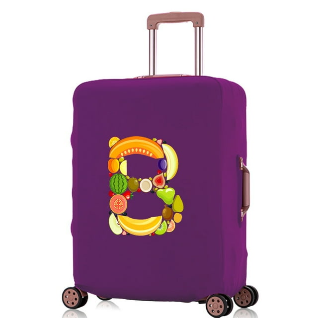 Travel Accessories Luggage Covers Travel Suitcase Cover Protector Reusable Washable 18-32inch Fruit Printed Pattern Series 8fruit B L