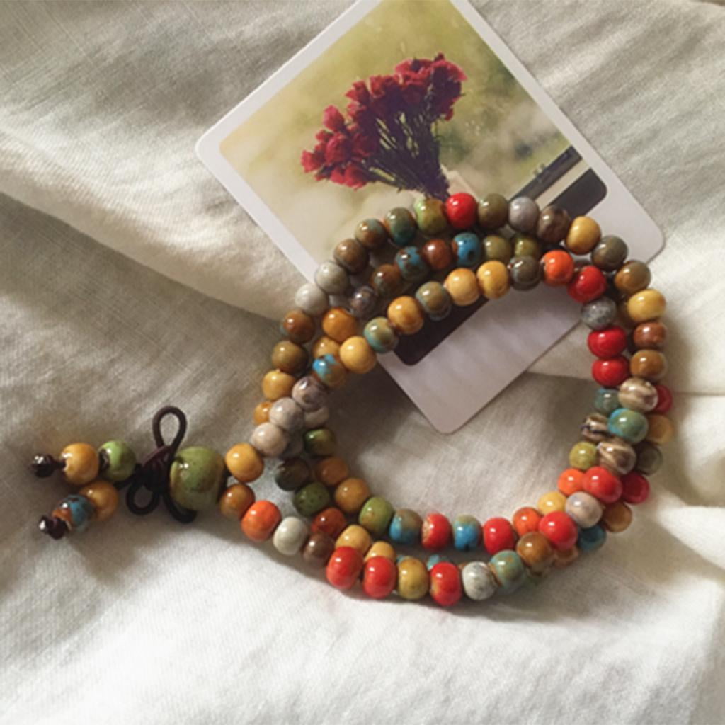 Abbracc 30x Ceramic Spacer Beads Cabochon Charms For Jewelry