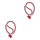 thumbnail image 4 of sweethay Cordón para teléfono móvil Correa para el cuello Ajustable Colgante universal Smartphone Cuerda Mosquetón Anti-pérdida Seguridad China Rojo rojo chino 2piezas, 4 of 6
