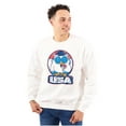 thumbnail image 3 of Tootsie Mr Owl USA American Patriot Sweatshirt for Men or Women Brisco Brands S, 3 of 6