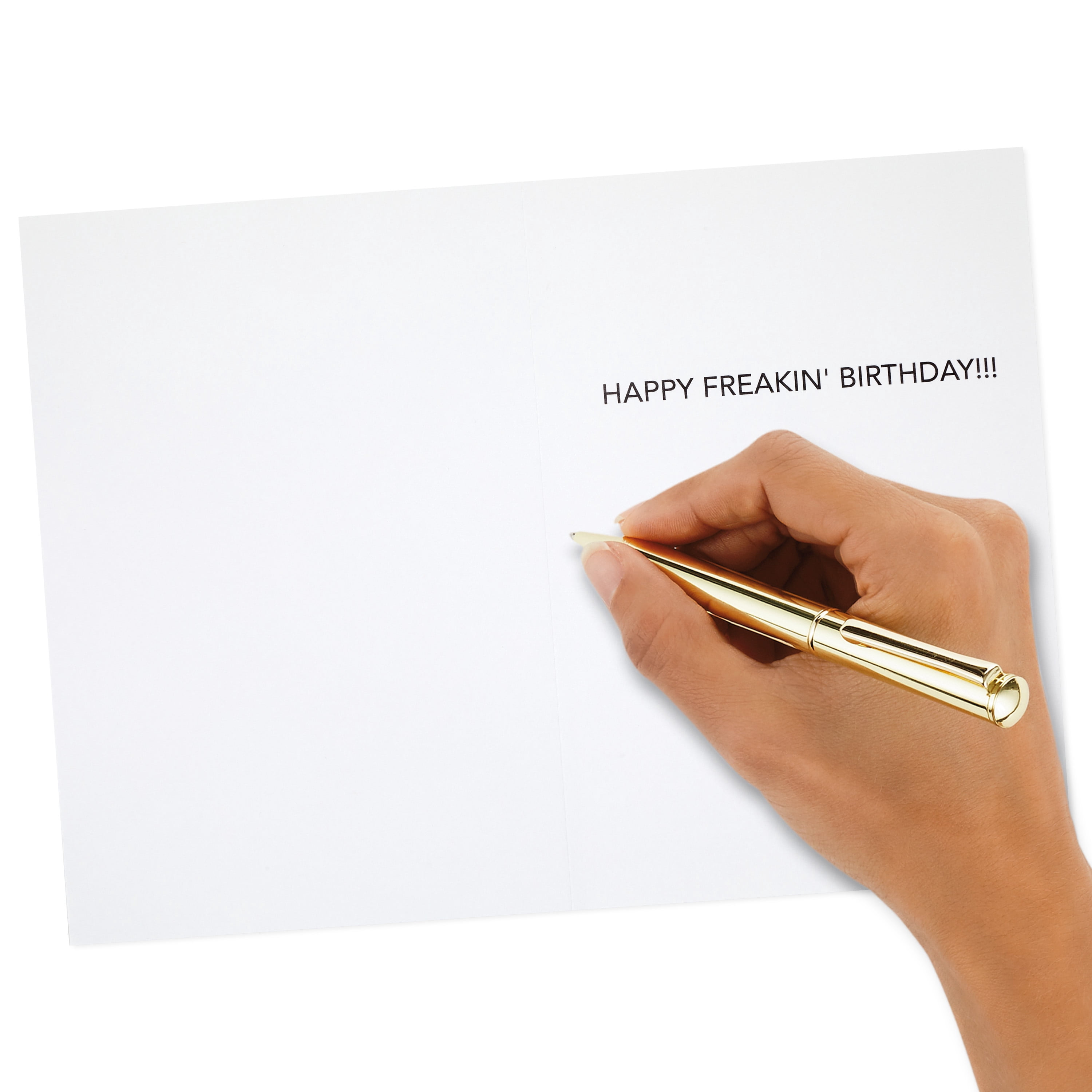 Hallmark Funny Birthday Greeting Card (Wild Black Cat)