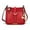 Red, variant on MKF Collection Kiltienne Women's Crossbody Bag, Vegan Leather Shoulder Bag Handbag by Mia K. - Forest Green