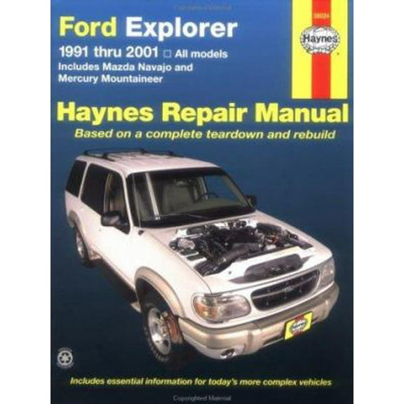 Pre-Owned Ford Explorer 91-2001, Incl Mazda Navajo/Mercury Mountaineer (Paperback) 1563924420 9781563924422