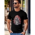thumbnail image 3 of Men's T-Shirt,Short Sleeve Tee Shirt Casual Tops Electric Guitars Skeletons Crewneck T Shirts for Men, 3 of 8