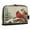Bird and Snow-covered Trees, variant on Standing Pencil Case with Base Large Capacity Stationery Pouch Pen Bag with Zipper for Women Men Bird and Snow-covered Trees