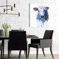thumbnail image 2 of Watercolor jersey cow - 24"x24" canvas - Print on demand, 2 of 5