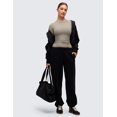 thumbnail image 3 of CRZ YOGA Softembrace Long Sleeve Shirts for Women Casual Tops Soft Basic T-Shirts, 3 of 5