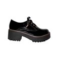 thumbnail image 2 of ZAPATO PLATAFORMA CASUAL VESTIR LEON MUJER DAMA NEGRO CHAROL 500 LEON  500p, 2 of 3