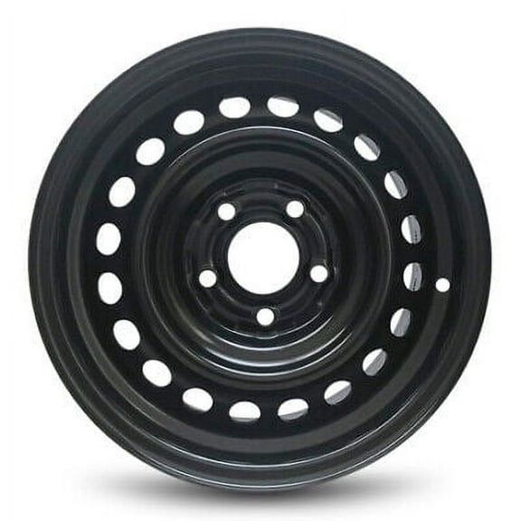 For 2003-2007 Honda Accord 15 Inch Painted Black Rim - OE Direct Replacement - Road Ready Car Wheel