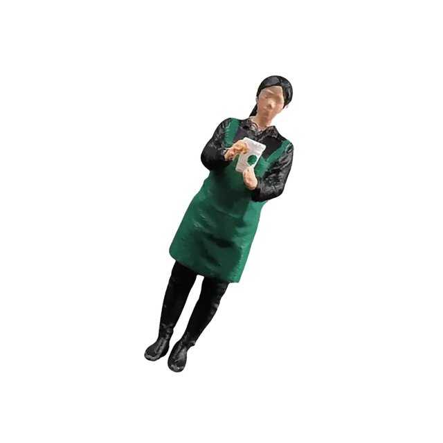 1/64 Vendeur de Café Chiffres Fée Jardin Miniature Scène Ornements