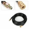 thumbnail image 2 of Manguera de limpieza de tubo de lavadora de alta presión negra de 5800psi y 50 pies Conector rápido de 3/8 pulgadas, 2 of 3