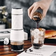 thumbnail image 2 of Injueey Prensa de acero inoxidable 304: pasos fáciles de configurar para interiores y exteriores Superficie antideslizante pequeña Fácil de Juegos de servir café y té Blanco Blanco, 2 of 6