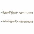 thumbnail image 1 of Believe in Yourself Sign Unfinished Wood Cutout Home Decor DIY Option 2- 12" Wide / 1/4", 1 of 3