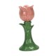 thumbnail image 3 of Candelabro de pilar, soporte para velas, adorno decorativo para el hogar, cerámica, elegante decoración Rosa, 3 of 9