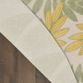 thumbnail image 3 of Nourison Aloha Indoor/Outdoor Green Multicolor 5'3" x Round Area Rug (5 Round), 3 of 9