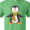 thumbnail image 4 of Inktastic Cute Penguin, Penguin With Striped Scarf T-Shirt, 4 of 5