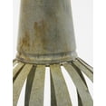 thumbnail image 4 of Candle Holder Candlestick Large Rustic Metal New ZT-840, 4 of 4