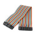 thumbnail image 1 of 10 piezas de conector de cable jumper F/F sin soldadura de 2.54 mm de paso 4Pin-4Pin de 30 cm, 1 of 2