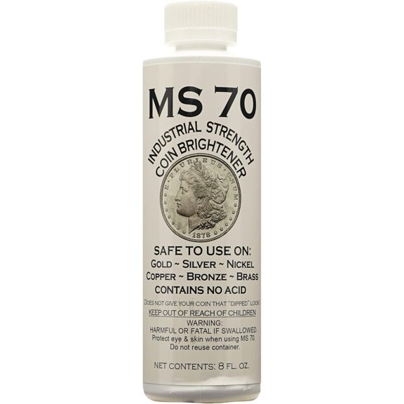 8 oz. Coin Cleaner (Qty = 1 Bottle)